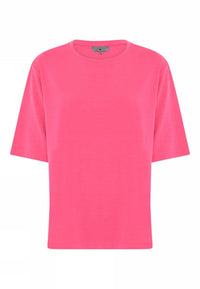 Lundgaard T-Shirt Pure pink / S Lundgaard- T-skjorte i viskosemix kunstkolonialen