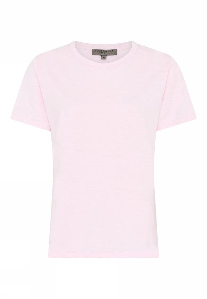 Lundgaard T-Shirt Rosa / S Lundgaard- Tynn bomulls t-skjorte kunstkolonialen