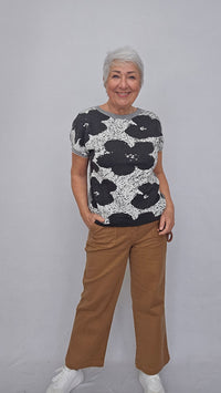 Lundgaard Topp Lundgaard- Jacquard topp i 100 % organisk bomull kunstkolonialen