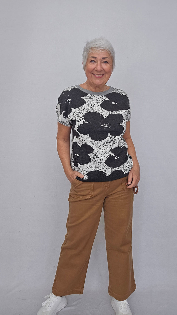 Lundgaard Topp Lundgaard- Jacquard topp i 100 % organisk bomull kunstkolonialen