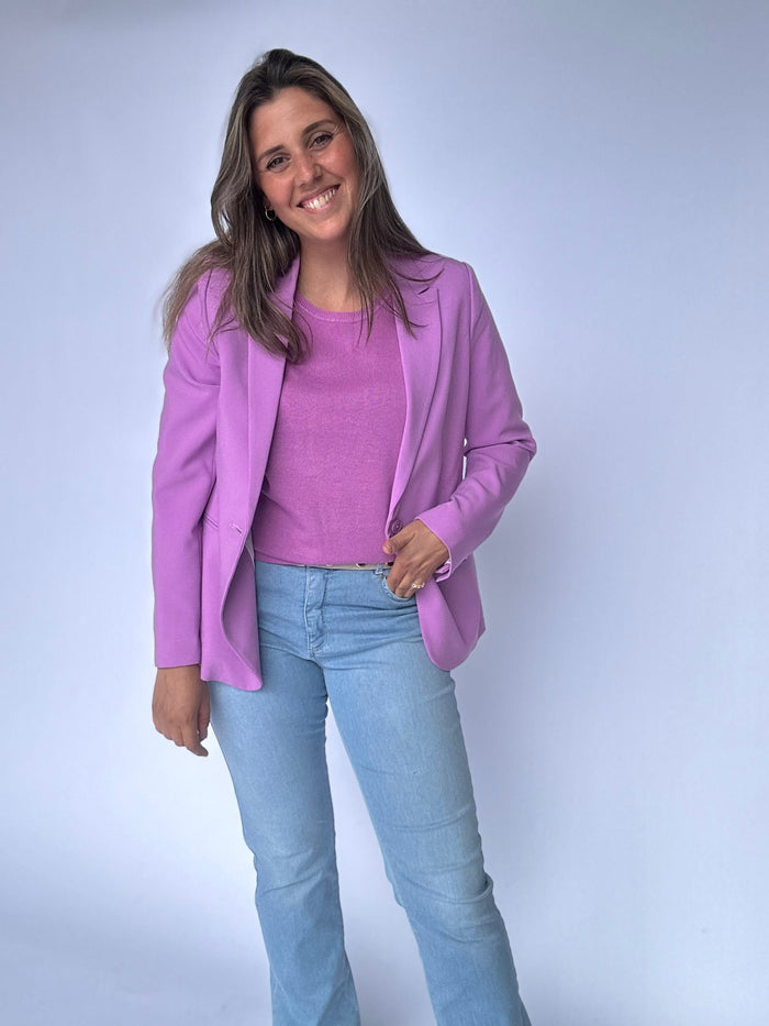 Lundgaard Topp Lundgaard- Kortermet gensertopp kunstkolonialen