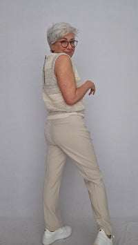 Lundgaard Topp Lundgaard- Strikketopp uten ermer kunstkolonialen