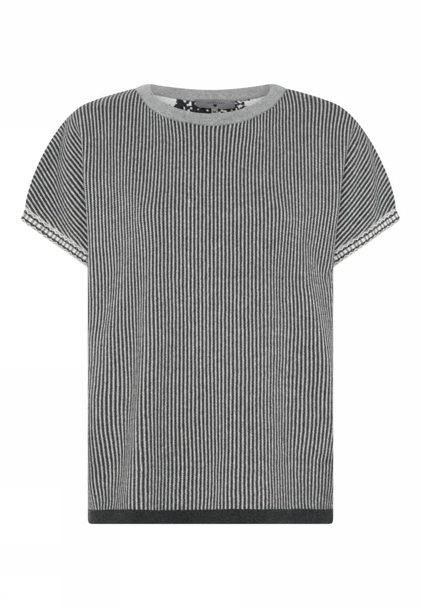 Lundgaard Topp S / Black knit Lundgaard- Jacquard topp i 100 % organisk bomull kunstkolonialen