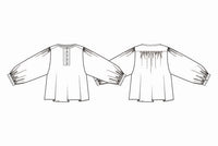 Masai Bluse MASAI- Darya bluse kunstkolonialen