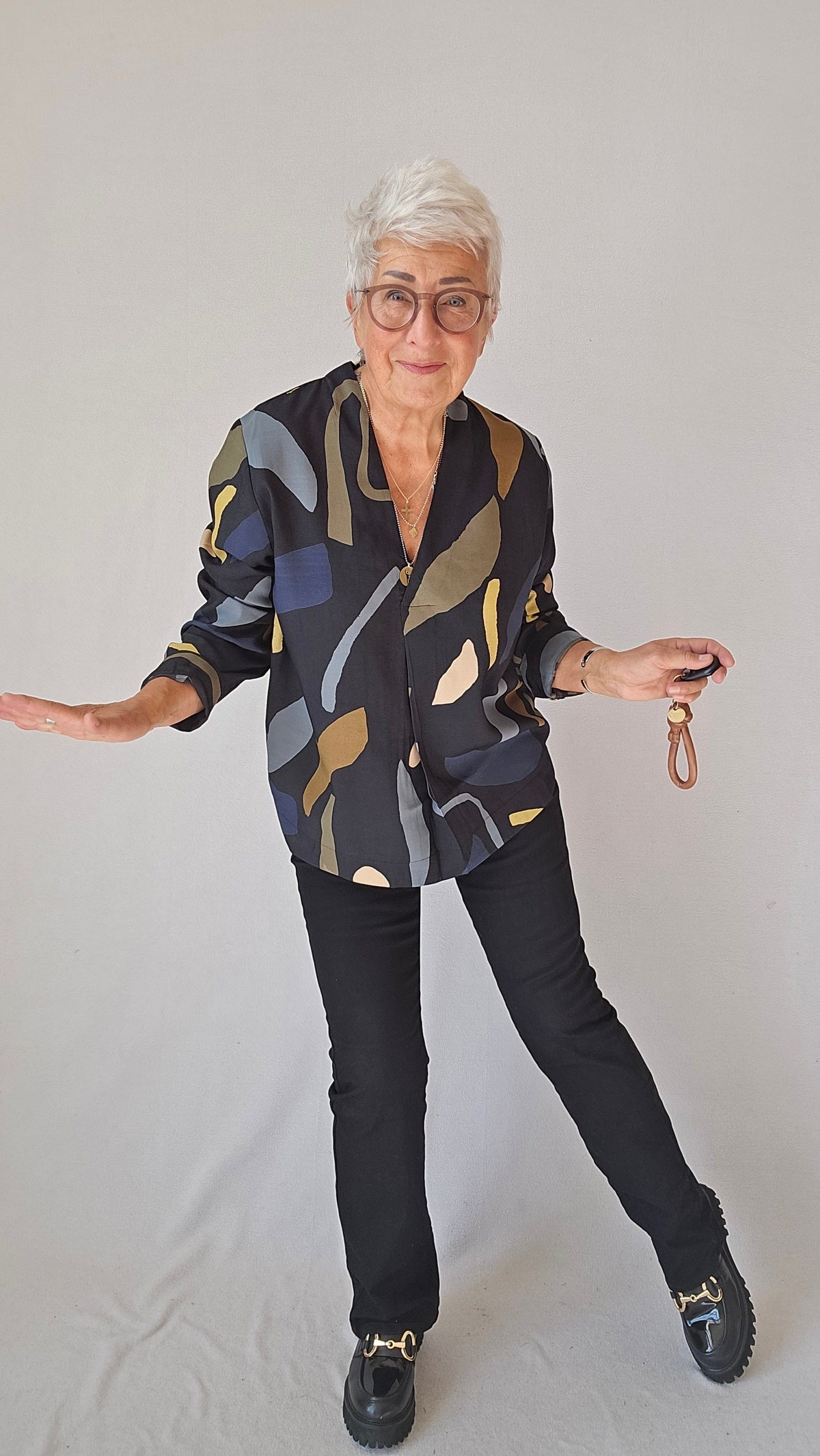 Masai Bluse Masai- Delvion bluse a-shape kunstkolonialen