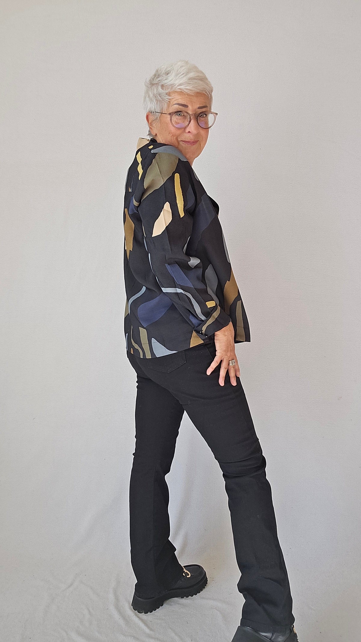 Masai Bluse Masai- Delvion bluse a-shape kunstkolonialen