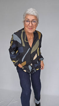 Masai Bluse Masai- Delvion bluse a-shape kunstkolonialen