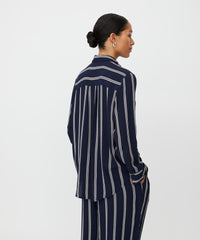 Masai Bluse MASAI- Irvela bluse m/striper kunstkolonialen