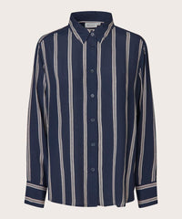 Masai Bluse MASAI- Irvela bluse m/striper kunstkolonialen