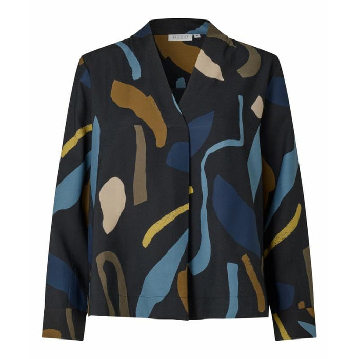 Masai Bluse S Masai- Delvion bluse a-shape kunstkolonialen