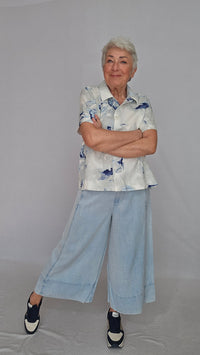 Masai Bukse Light denim / S MASAI- Portia vid denim bukse kunstkolonialen