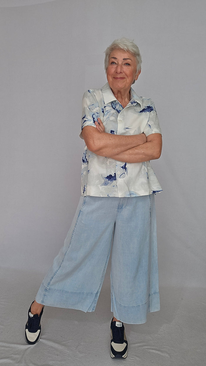 Masai Bukse Light denim / S MASAI- Portia vid denim bukse kunstkolonialen