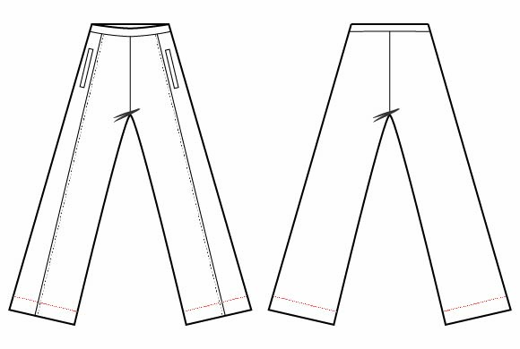 Masai Bukse MASAI- Palora trousers kunstkolonialen