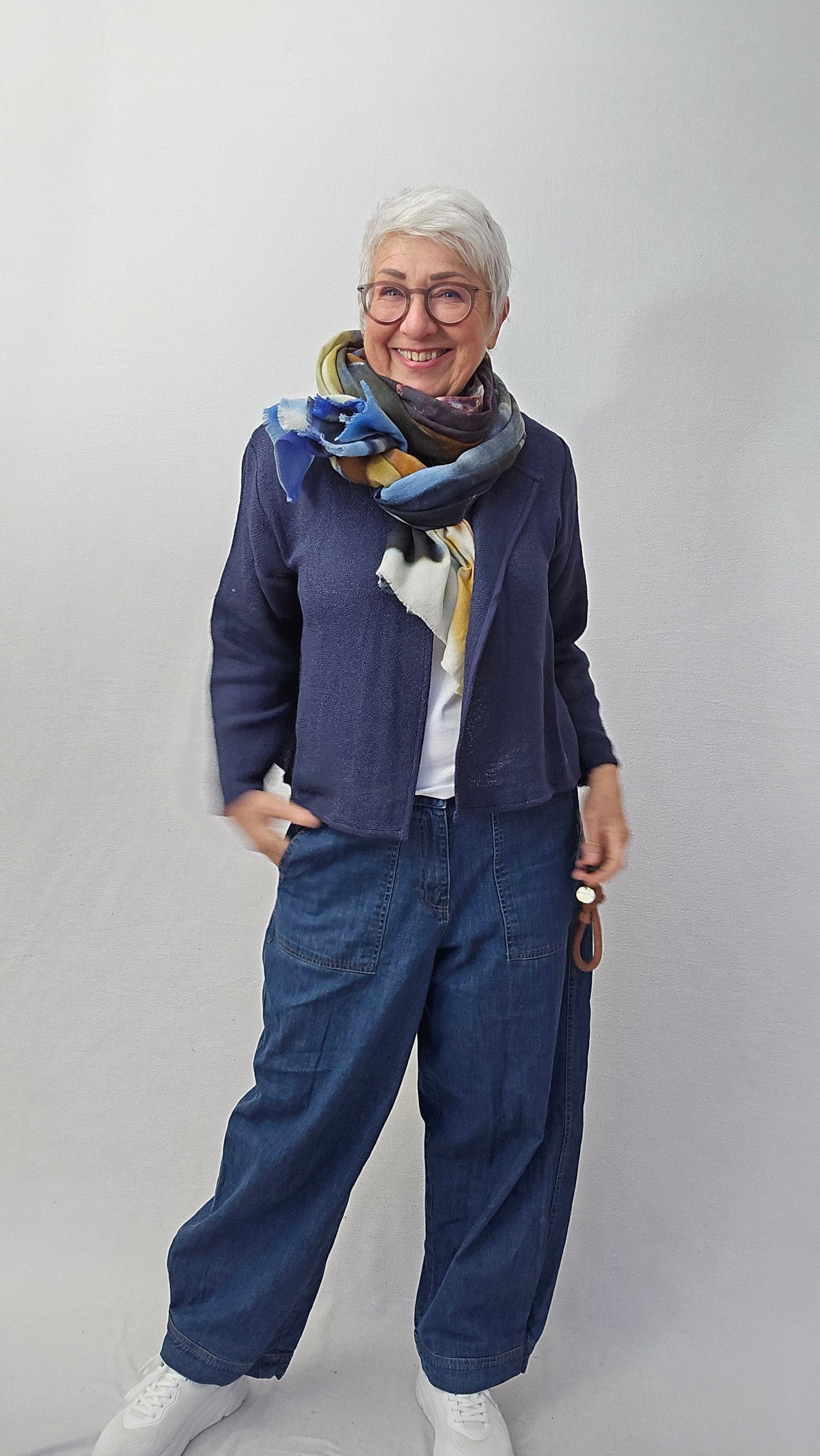 Masai Cardigan MASAI- Julitta Cardigan u/knapper kunstkolonialen