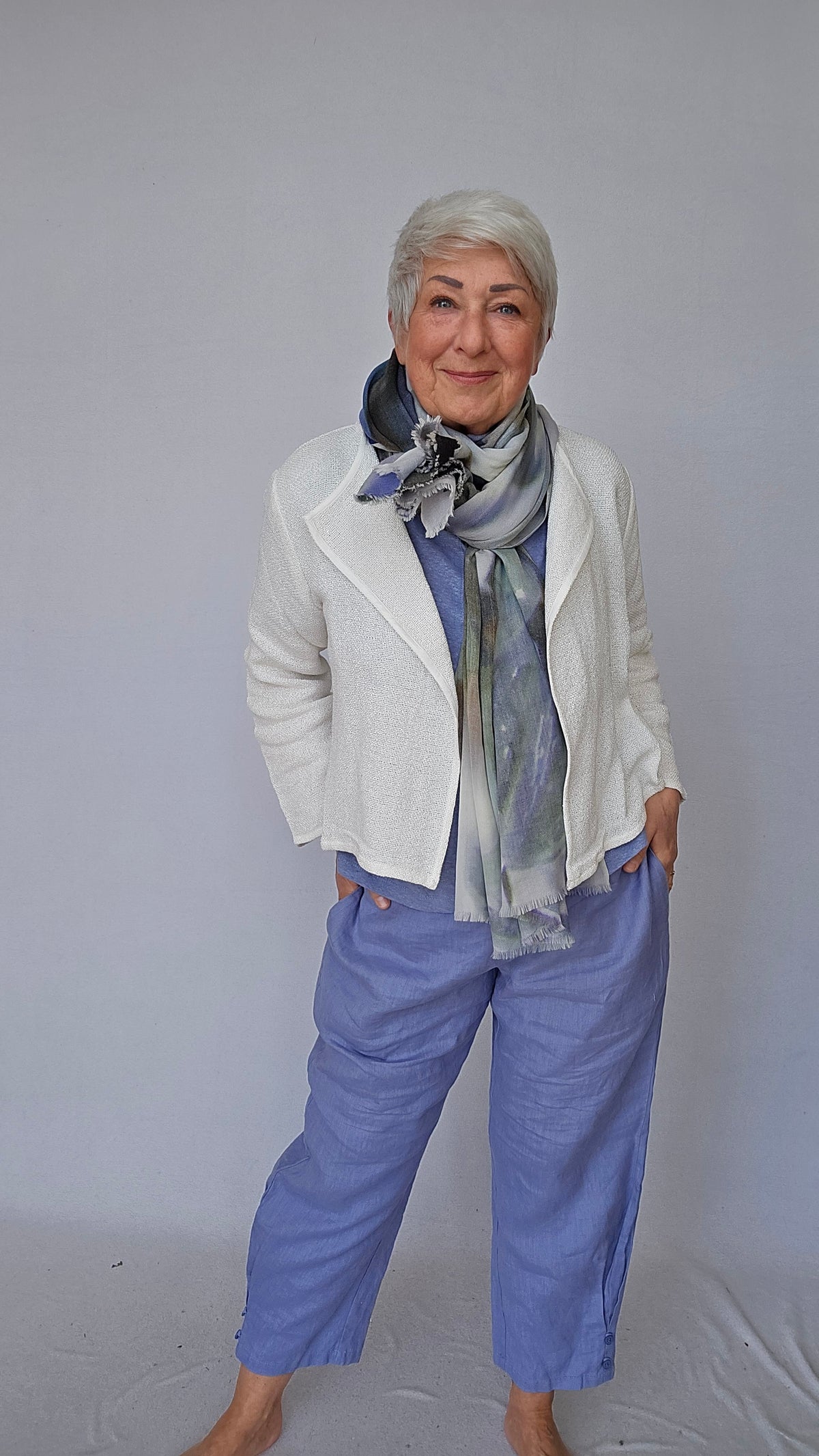 Masai Cardigan MASAI- Julitta Cardigan u/knapper kunstkolonialen