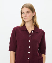 Masai Cardigan XS / Fig MASAI- Livressa ullcardigan kunstkolonialen