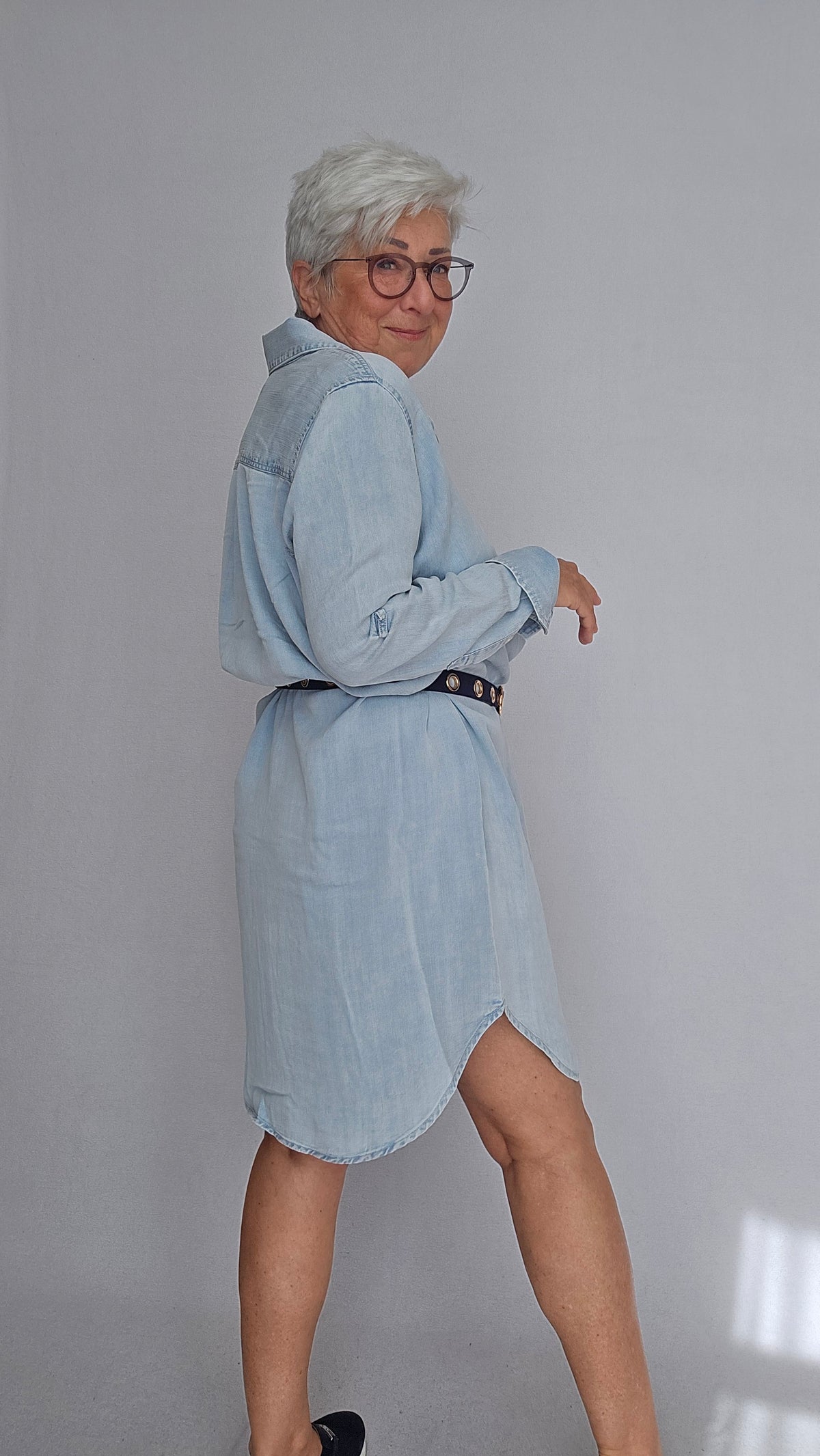 Masai Denim kjole S / Light denim MASAI- Nyeki denim kjole kunstkolonialen