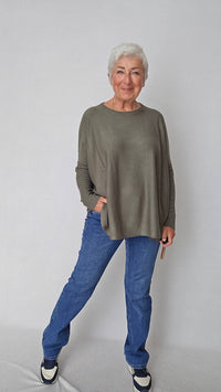 Masai Genser Beetle / XS MASAI- Fanasi Oversize Loose Knit kunstkolonialen