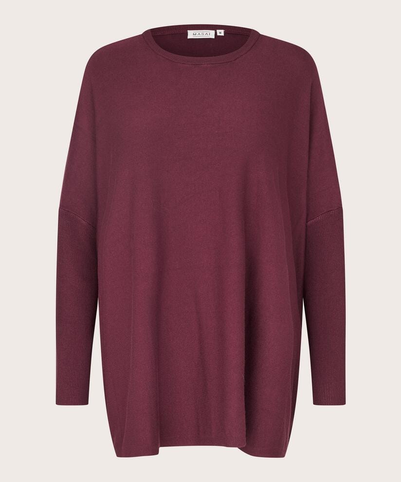 Masai Genser Fig / XS MASAI- Fanasi Oversize Loose Knit kunstkolonialen