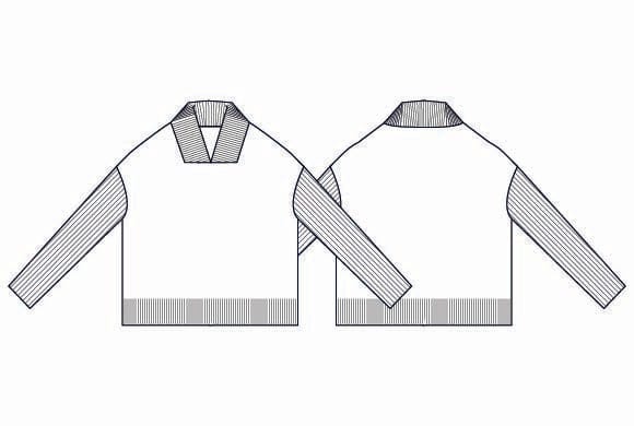 Masai Genser Grey Melange / S MASAI- Fanceen genser kunstkolonialen