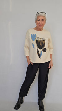 Masai Genser Masai- Desvon jerseytopp med trykk kunstkolonialen