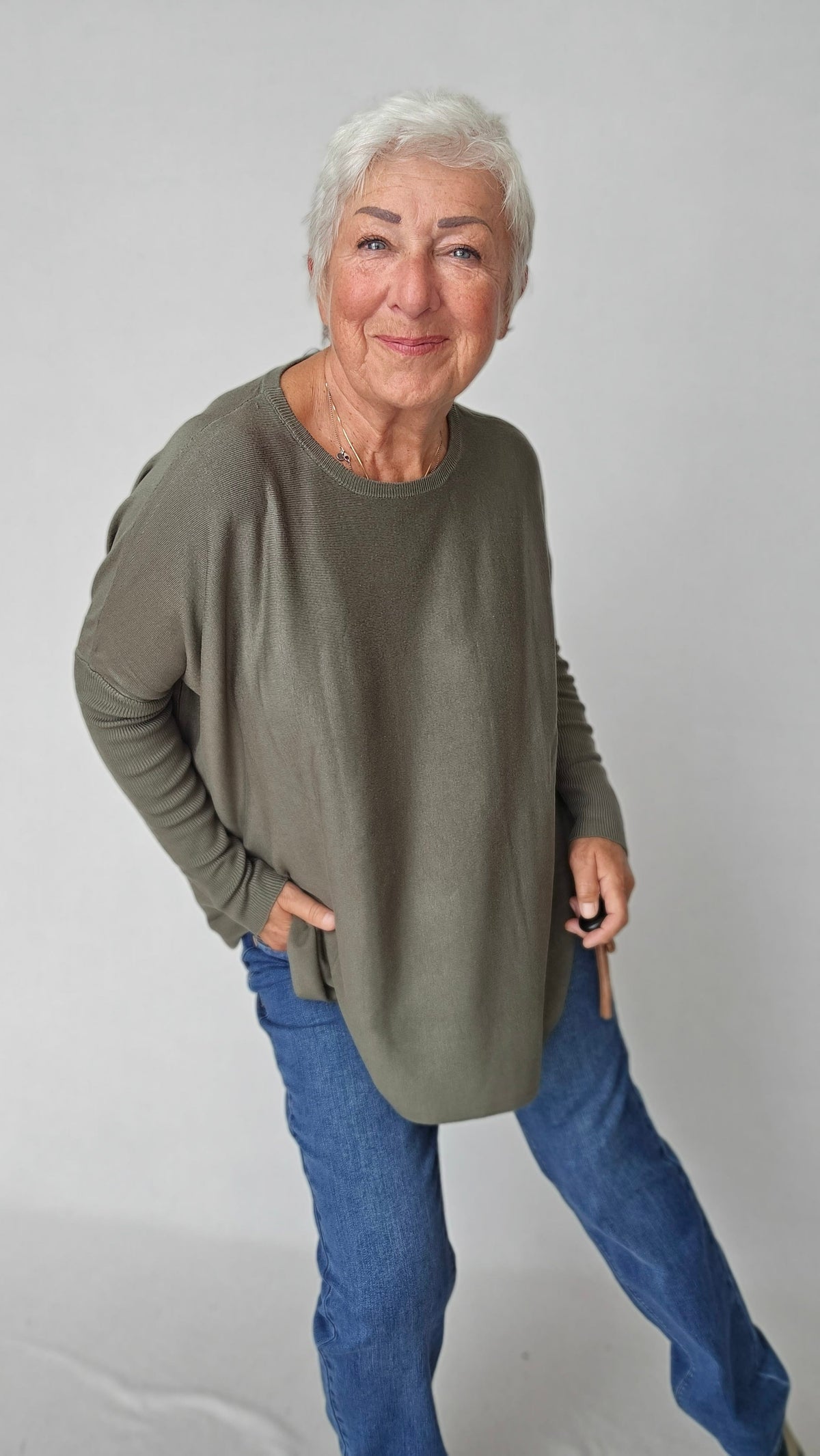 Masai Genser MASAI- Fanasi Oversize Loose Knit kunstkolonialen