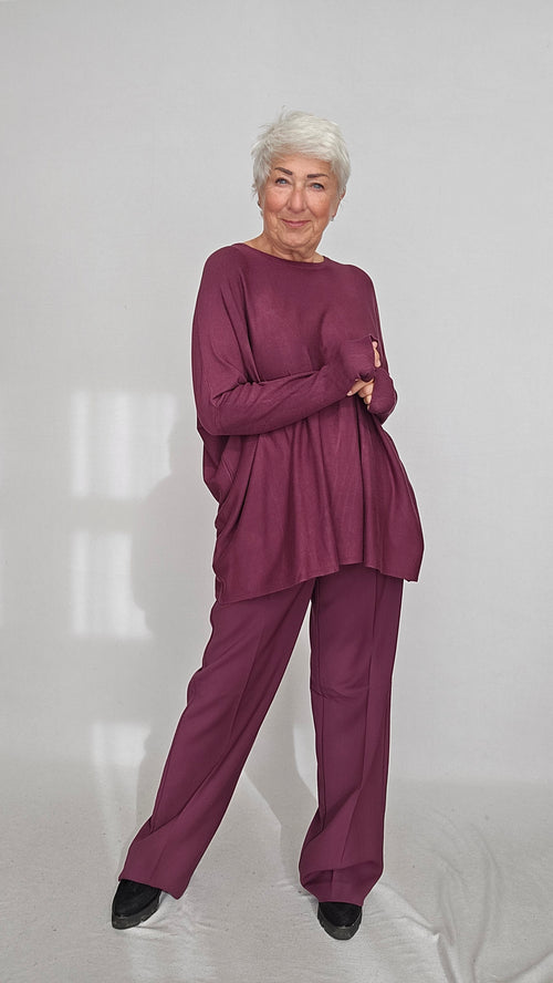 Masai Genser MASAI- Fanasi Oversize Loose Knit kunstkolonialen