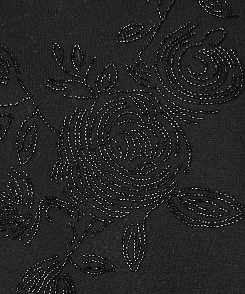 Masai Genser MASAI- Fyora ullgenser m/brodert perlemotiv kunstkolonialen