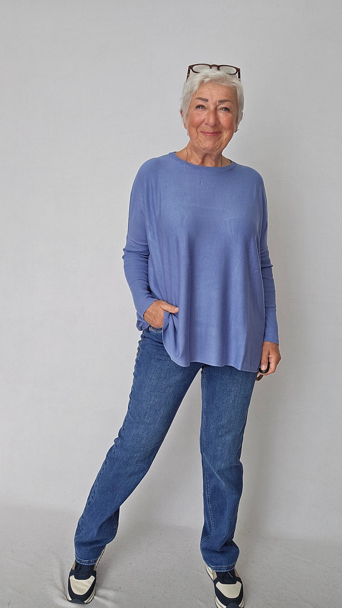 Masai Genser Quiet harbor / XS MASAI- Fanasi Oversize Loose Knit kunstkolonialen