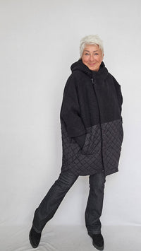 Masai Jakke Black / XS MASAI- Tovira jakke kunstkolonialen