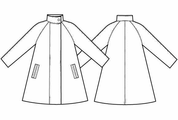 Masai Jakke MASAI- Tholren A-shape kåpe kunstkolonialen