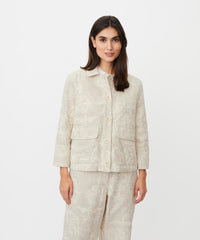 Masai Jakke S / Natural MASAI- Jovalyne brodert jakke kunstkolonialen