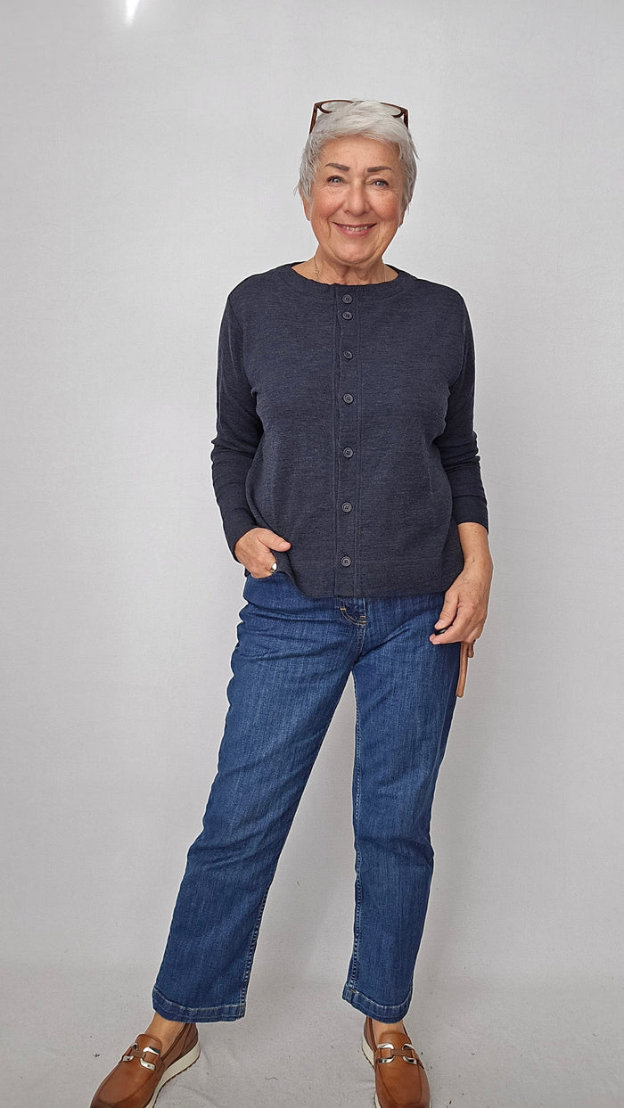 Masai Jeans Masai- Portiscan jeans med rette ben kunstkolonialen