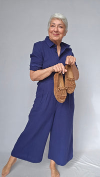 Masai Jumpsuit MASAI- Nyvariel jumpsuit i kreppbomull kunstkolonialen