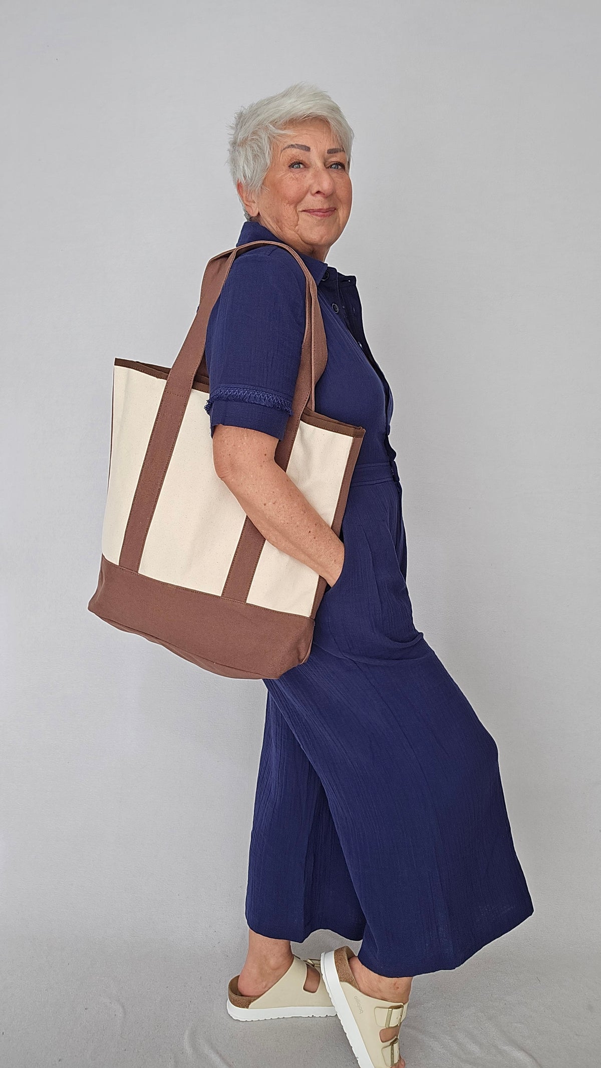 Masai Jumpsuit MASAI- Nyvariel jumpsuit i kreppbomull kunstkolonialen