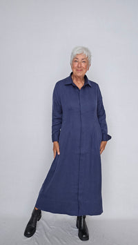 Masai Kjole Marine blue / S MASAI-Nysandra Kjole kunstkolonialen