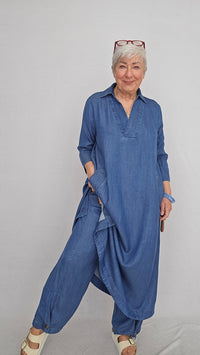 Masai Kjole MASAI- Nikeeta kjole i washed denim kunstkolonialen