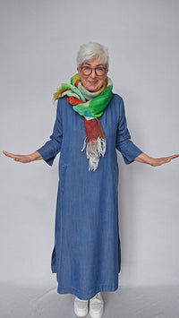 Masai Kjole MASAI- Nikeeta kjole i washed denim kunstkolonialen