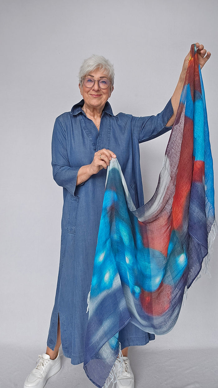 Masai Kjole MASAI- Nikeeta kjole i washed denim kunstkolonialen