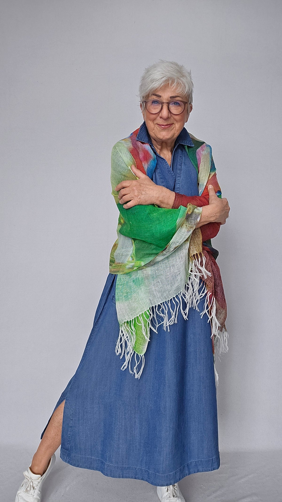 Masai Kjole MASAI- Nikeeta kjole i washed denim kunstkolonialen