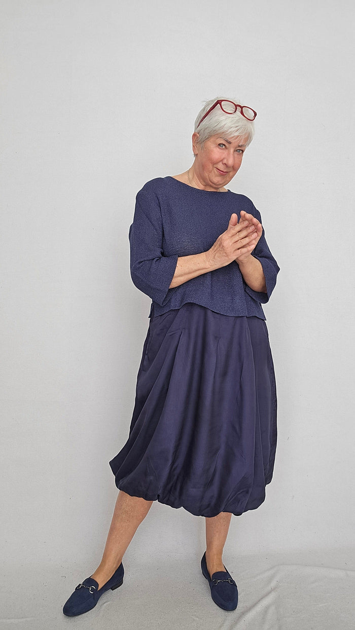 Masai Kjole S / Navy Blazer MASAI- Nalitha kjole kunstkolonialen