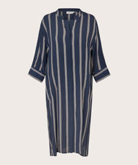 Masai Kjole S / Navy Blazer MASAI- Nimes kjole m/striper kunstkolonialen