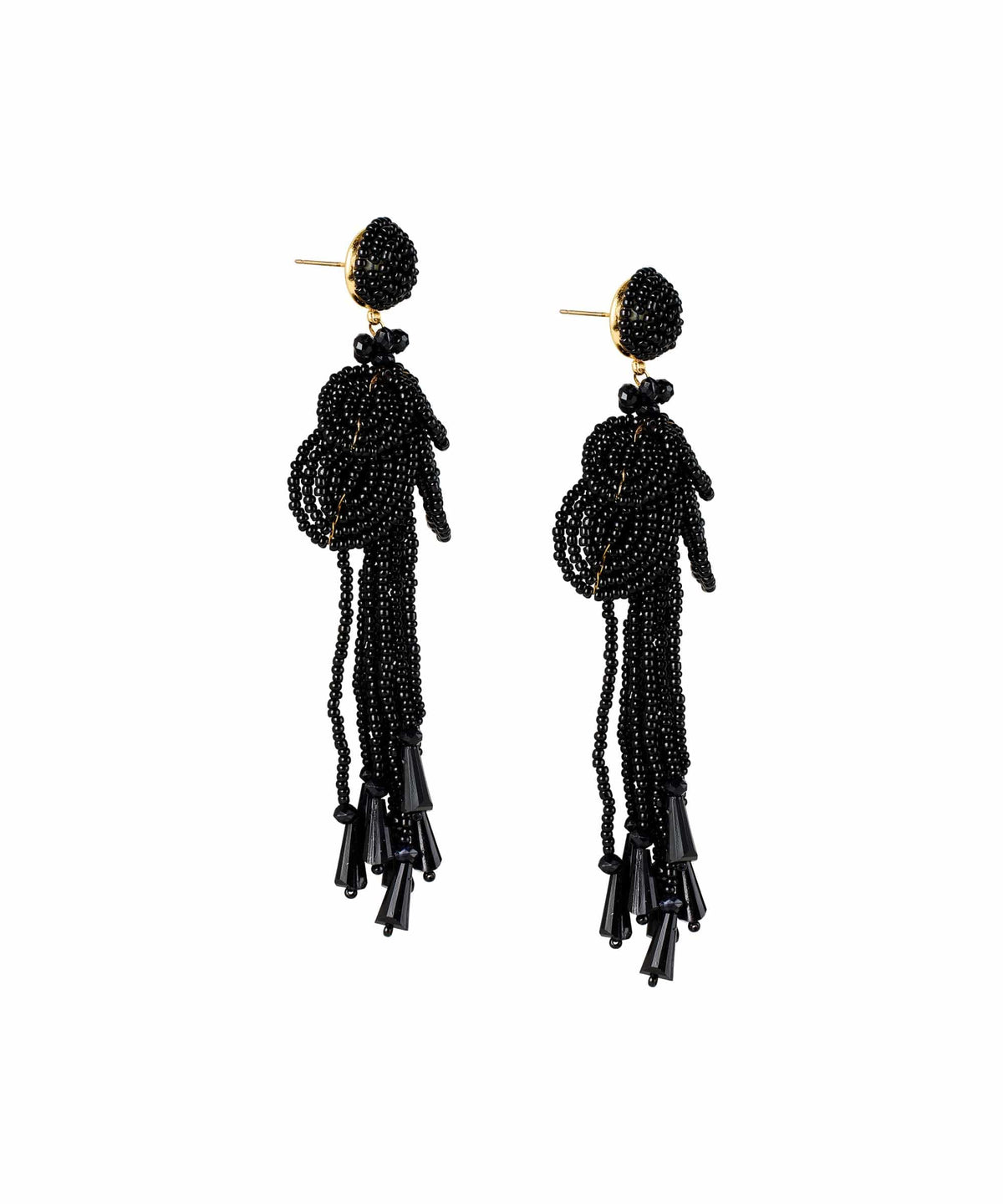 Masai Ørepynt Black MASAI- Ralea ørepynt kunstkolonialen