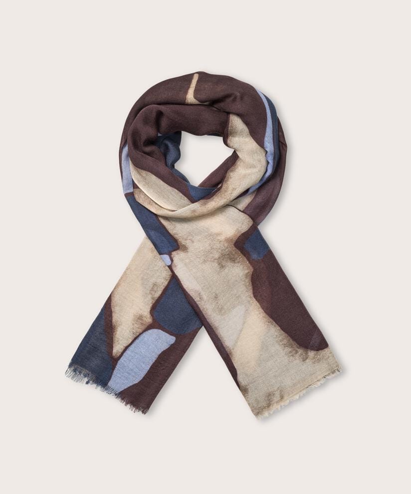 Masai Skjerf Chocolate plum MASAI- Ayla skjerf kunstkolonialen