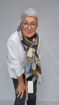 Masai Skjerf MASAI- Azuroa Scarf kunstkolonialen