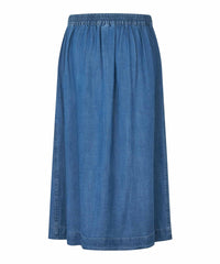 Masai Skjørt MASAI- Selithia skjørt i washed denim kunstkolonialen