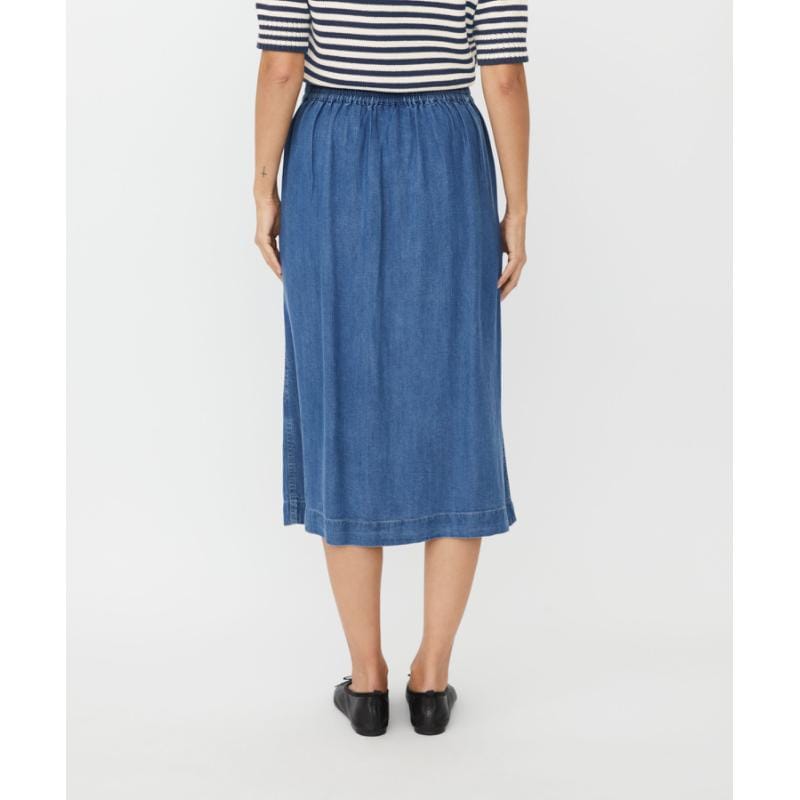 Masai Skjørt MASAI- Selithia skjørt i washed denim kunstkolonialen