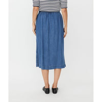 Masai Skjørt MASAI- Selithia skjørt i washed denim kunstkolonialen