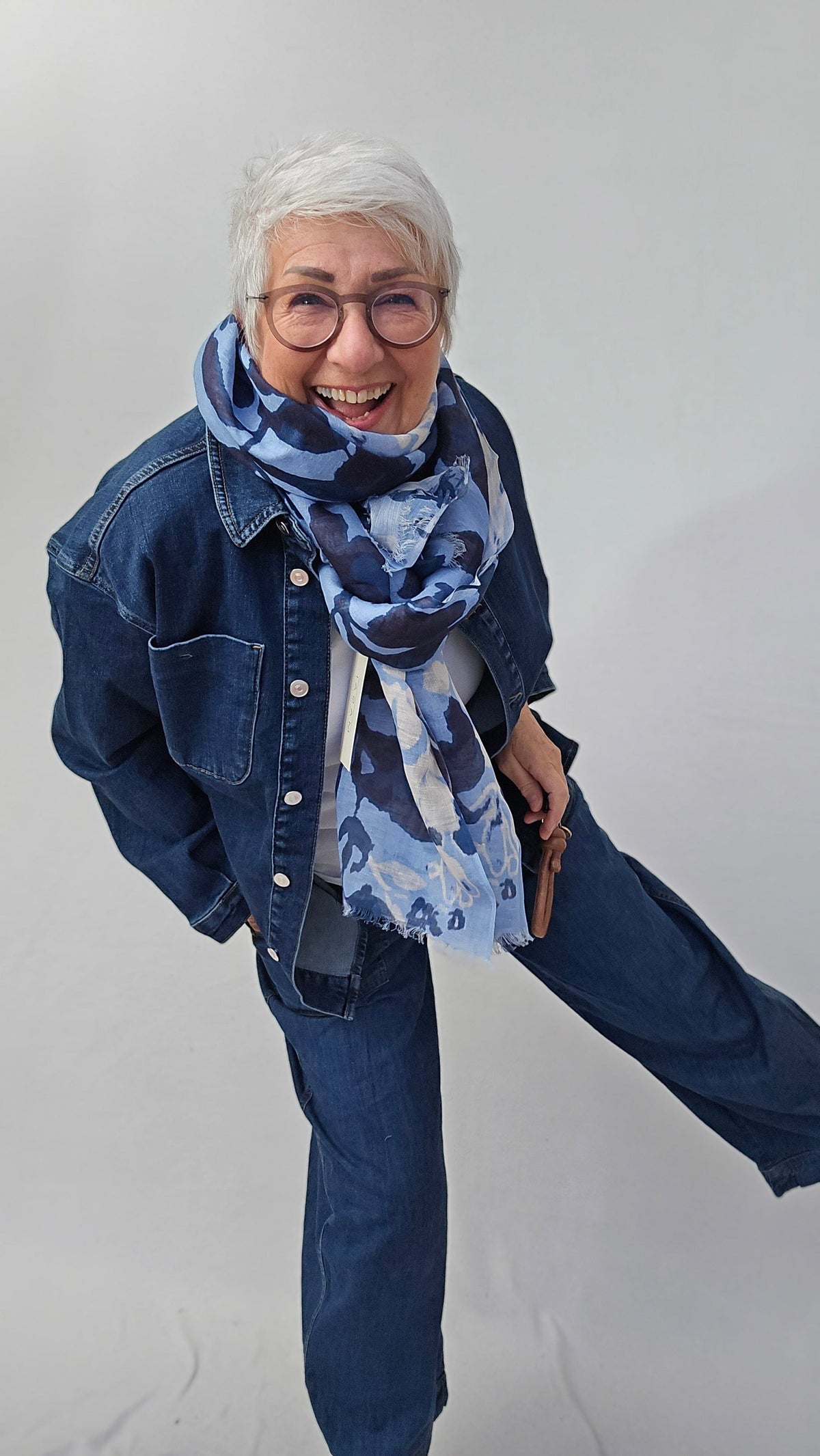 Masai Skjorte Masai- Ivelora denim skjorte kunstkolonialen