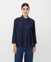 Masai Skjorte S / Dark navy MASAI- Ibilisan Shirt kunstkolonialen